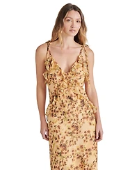 Steve Madden Women's Adalina Ruffle-Trim Chiffon Dress