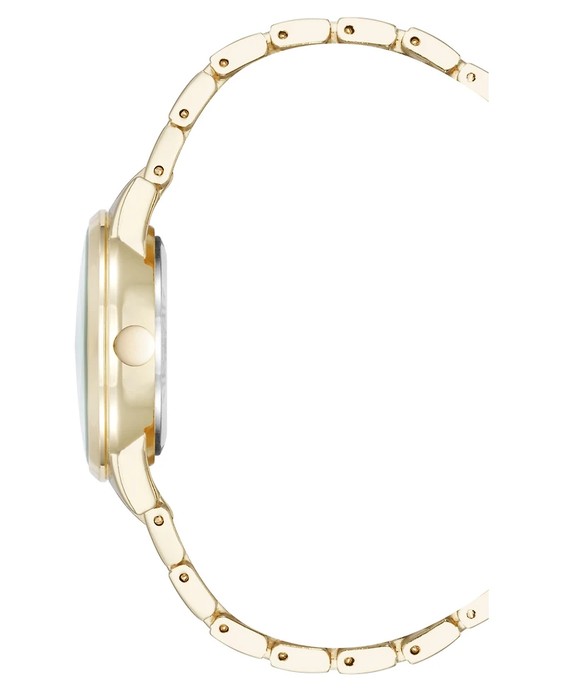 Nine West Women's Quartz and Gold-Tone Metal Alloy Watch