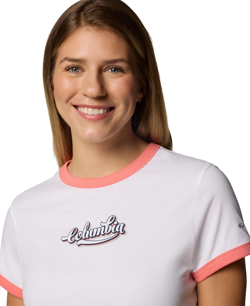 Columbia Women's Rolling Bend Graphic Ringer Top