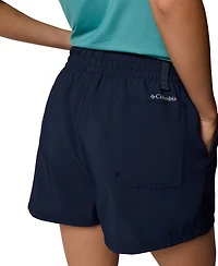 Columbia Women's Mid Rise Blue Vista Hill Shorts