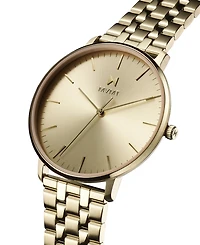 Mvmt Men's Legacy Slim Gold Tone Stainless Steel Bracelet Watch, 42mm