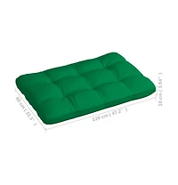 Pallet Sofa Cushions 7 pcs Green