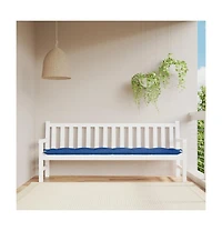 Garden Bench Cushion Royal Blue 78.7"x19.7"x2.8" Oxford Fabric