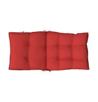 Lowback Chair Cushions 6 pcs Red Oxford Fabric