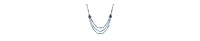 2028 Lantern Bead Triple Drop Necklace