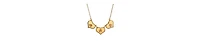 2028 Enamel Multi Heart Collar Necklace