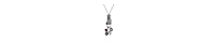 2028 Cat Charm Holder Glass Bead Necklace