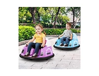 12V 360° Ride on Bumper Car for Toddlers with Remote Control