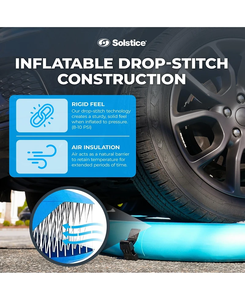 Solstice Original Inflatable Cold Plunge Ice Bath Tub Standing Recovery Barrel