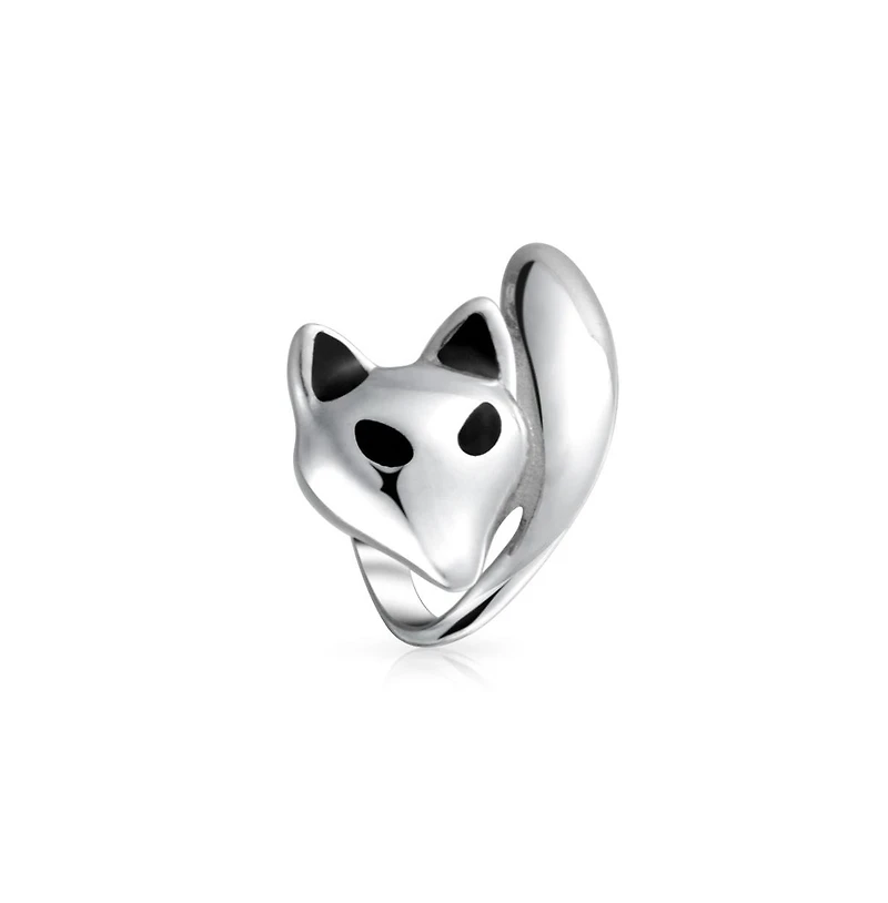 Bling Jewelry Foxy Lady Charm Bead Sterling Silver European Bracelet