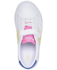 Polo Ralph Lauren Toddler Girls Ryley Fastening Strap Casual Sneakers from Finish Line