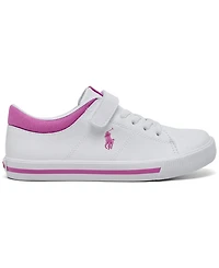 Polo Ralph Lauren Little Girls Elmwood Fastening Strap Casual Sneakers from Finish Line