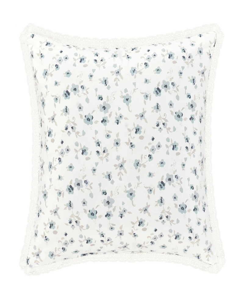 Royal Court Bungalow Patchwork Floral Decorative Pillow, 16" x 16"