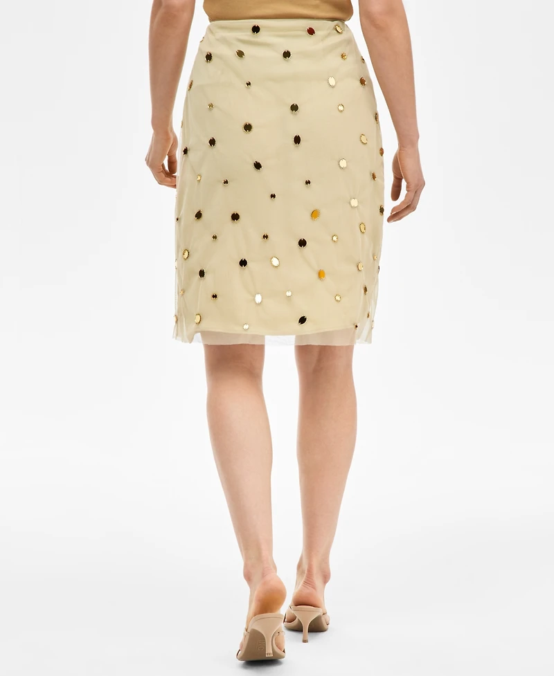 I.n.c. International Concepts Women's Rhinestone Skirt, Exclusively at Macy's