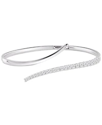 Diamond Open Bangle Bracelet (1-1/2 ct. t.w.) in 14k White Gold