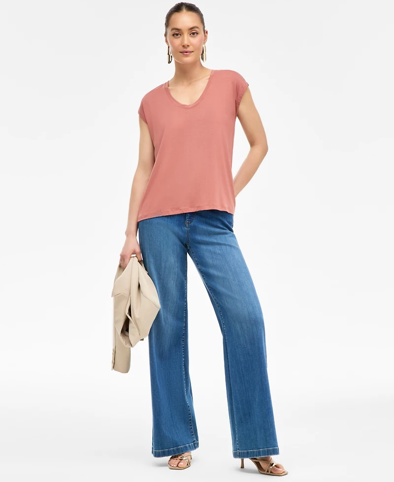 I.n.c. International Concepts Women's Luxe Layering Top, Exclusively at Macy's
