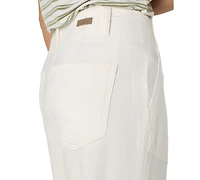 Liverpool Los Angeles Petite Hannah Utility-Detail Flare-Leg Pants