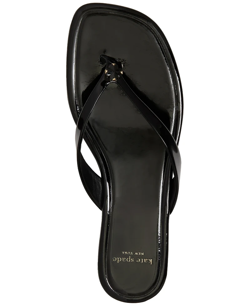 Kate Spade New York Women's Flower Flip Flop Flat Sandals