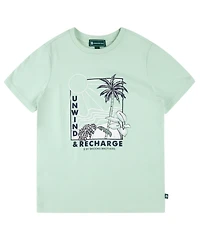 B By Brooks Brothers Big Boys Recharge Graphic T-Shirt