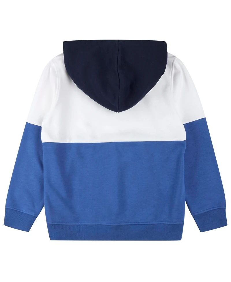 B By Brooks Brothers Big Boys Colorblock French Terry Hoodie