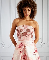 Muse Women's Embroidered Strapless Bustier Top