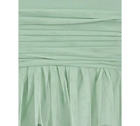 B Darlin Juniors' Strapless Ruffle-Skirt Gown