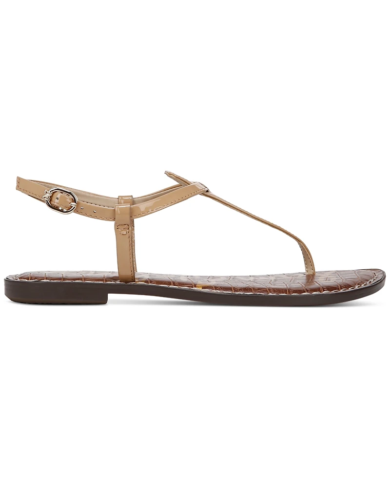 Sam Edelman Women's Gigi T-Strap Flat Sandals