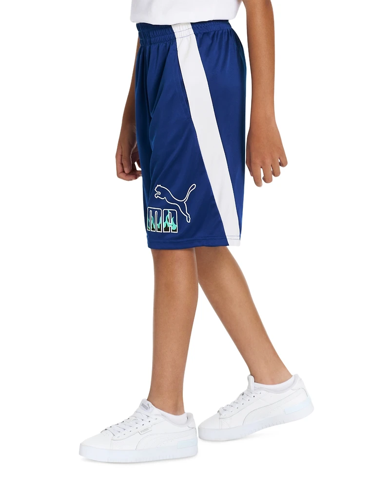 Puma Big Boys Logo Graphic Shorts