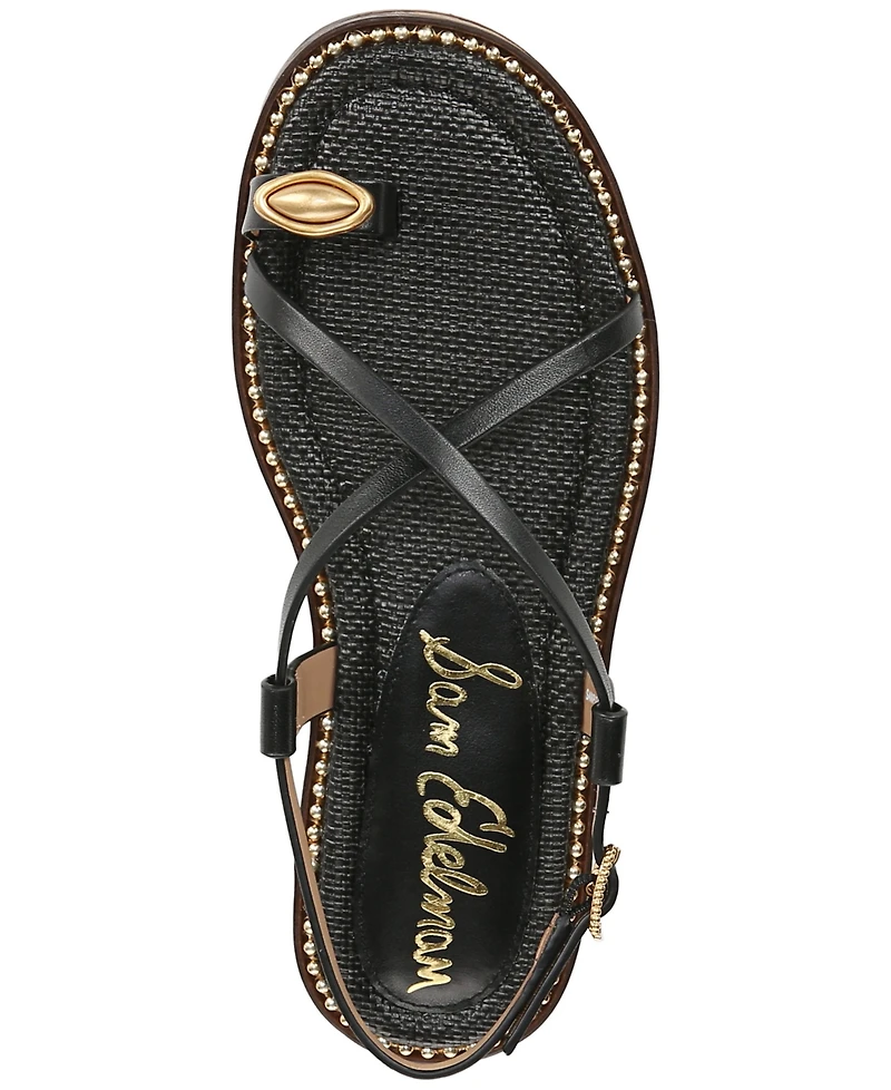 Sam Edelman Women's Tenly Strappy Flat Sandals