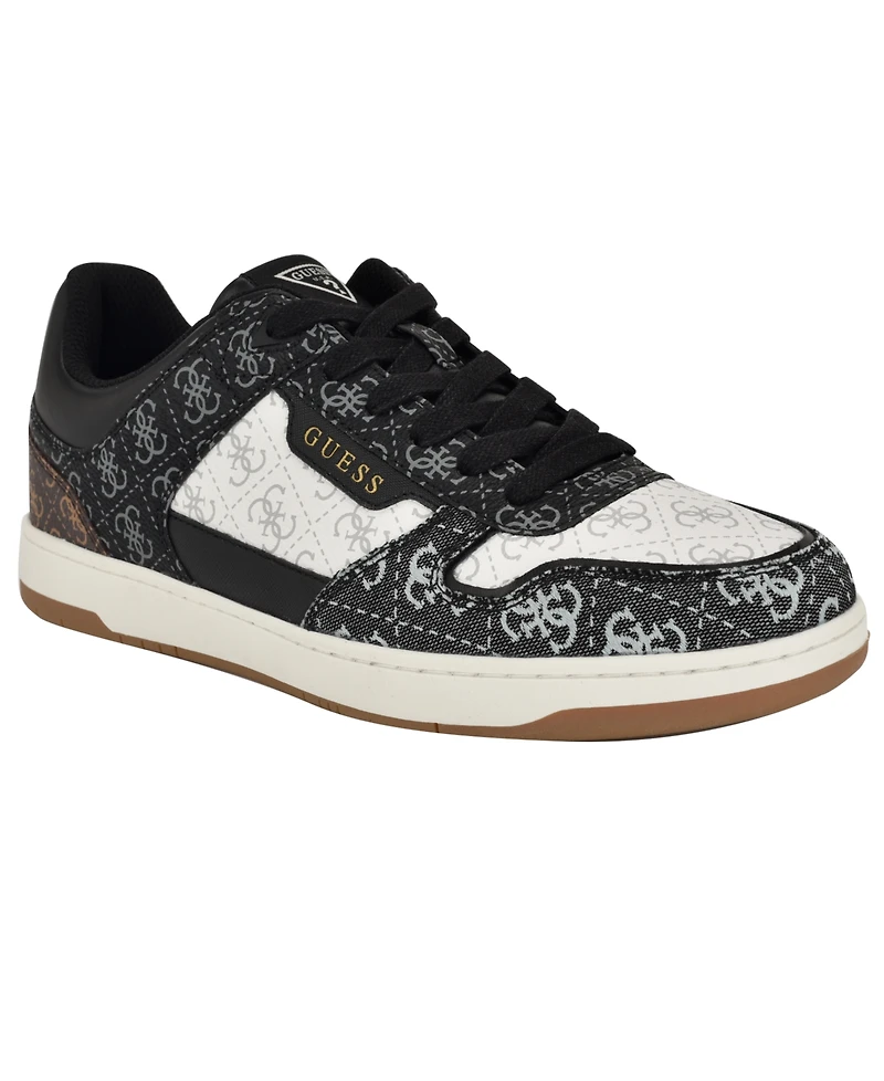 Guess Men's Tirry Low Top Lace Up Fashion Sneakers