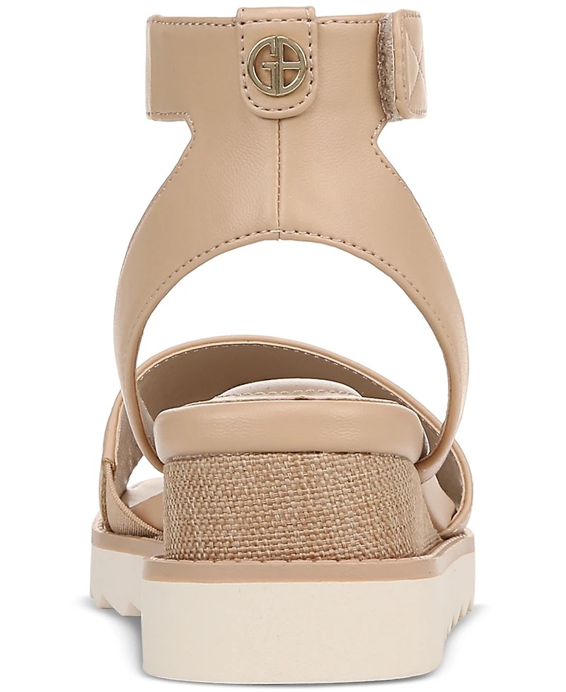 Giani Bernini Women's Constancia Ankle Strap Wedge Sandals, Created for Macy's