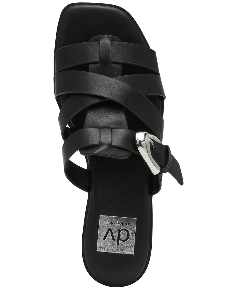 Dv Dolce Vita Women's Medina Fisherman Slide Flat Sandals