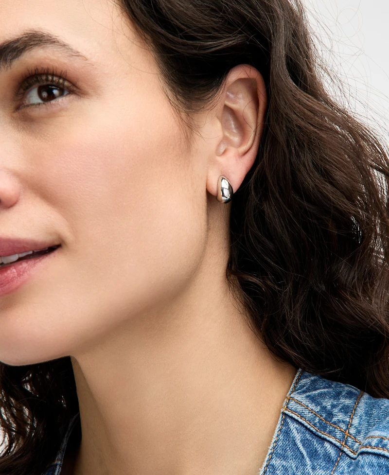 On 34th Two-Tone 2-Pc. Set Puffy Teardrop Stud Earrings, Exclusively at Macy's