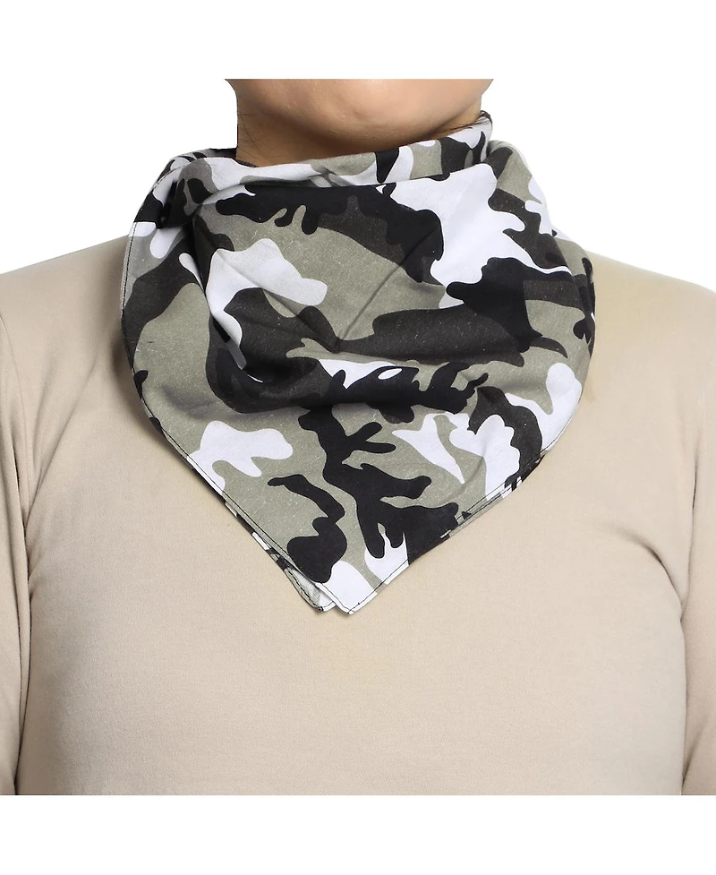 Bioworld Lightweight Multicolored 22"x22" 6-Pack Bandana Set