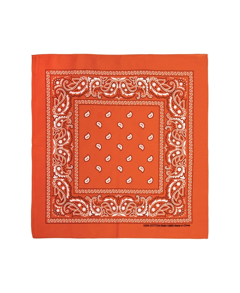 Bioworld Lightweight Multicolored 22"x22" 48-Pack Bandana Set