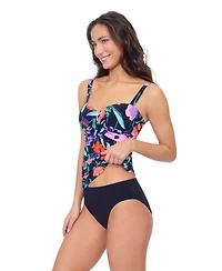 Marguerite D Cup Crisscross Detail Tankini