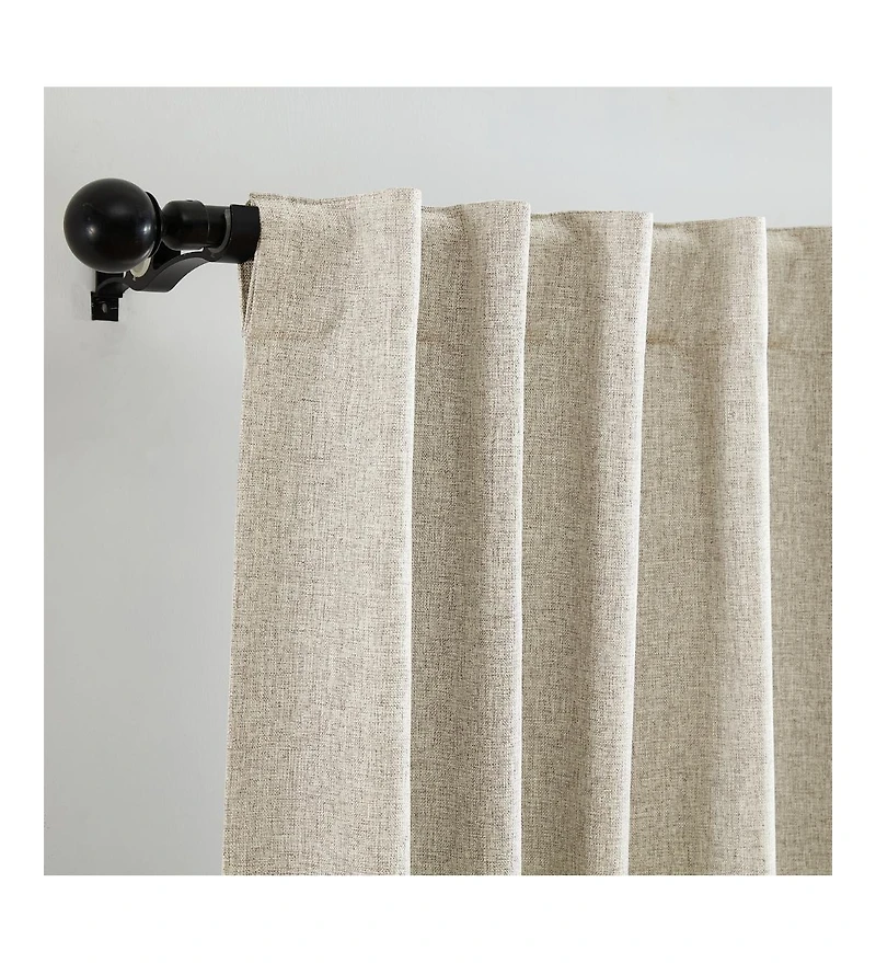 Elrene Home Fashions Solace Solid Max-Blackout Window Curtain Panel