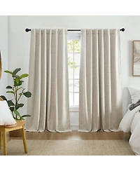 Elrene Home Fashions Solace Solid Max-Blackout Window Curtain Panel