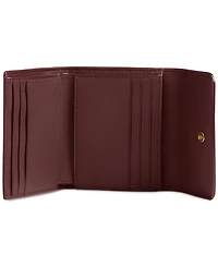 Coach Mila Small Flap Wallet in Signature Canvas