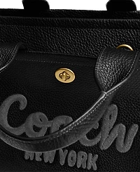 Coach Cargo Medium Bubble Leather Tote Bag