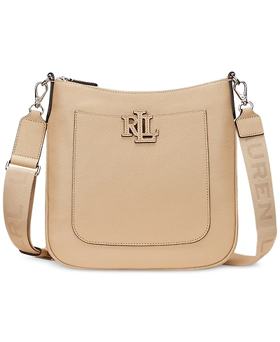 Lauren Ralph Lauren Cameryn Pebbled Leather Small Crossbody