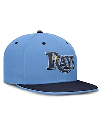Nike Men's Light Blue/Navy Tampa Bay Rays True Primetime Two-Tone Performance Fitted Hat