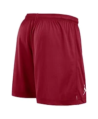 Jordan Men's White/Crimson Oklahoma Sooners Primetime Reversible Shorts