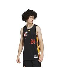 Adidas Men's 24 Black/Gold Louisville Cardinals Black History Month Basketball Jersey