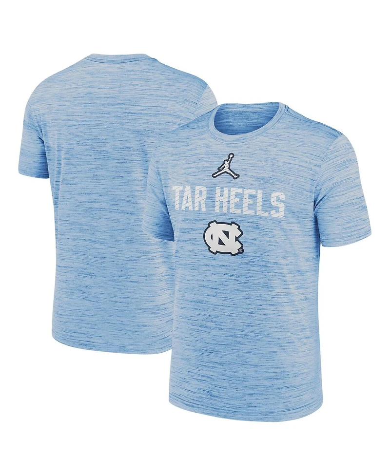 Jordan Men's Carolina Blue North Carolina Tar Heels Campus Slant Velocity Performance T-Shirt