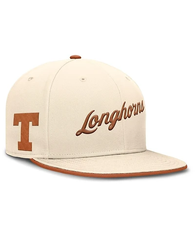 Nike Men's Natural Texas Longhorns Primetime True Performance Fitted Hat