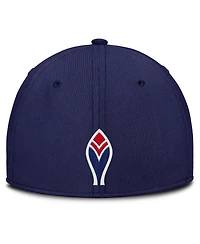 Nike Men's Navy/Red Atlanta Braves Rise Swoosh Performance Flex Hat