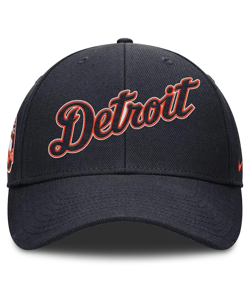 Nike Men's Navy Detroit Tigers Rise Gaberdine Adjustable Hat
