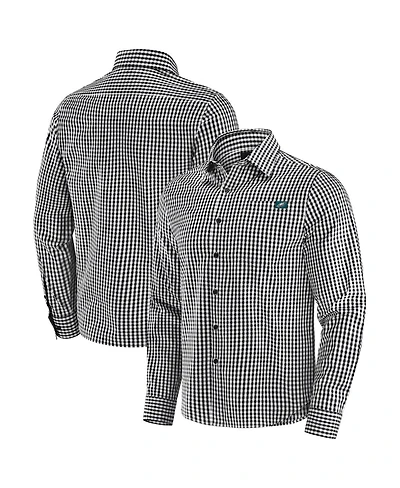 J. Palmer Men's Black Philadelphia Eagles Dual Threat Long Sleeve Button-Up Shirt