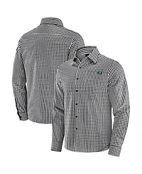 J. Palmer Men's Black Philadelphia Eagles Dual Threat Long Sleeve Button-Up Shirt